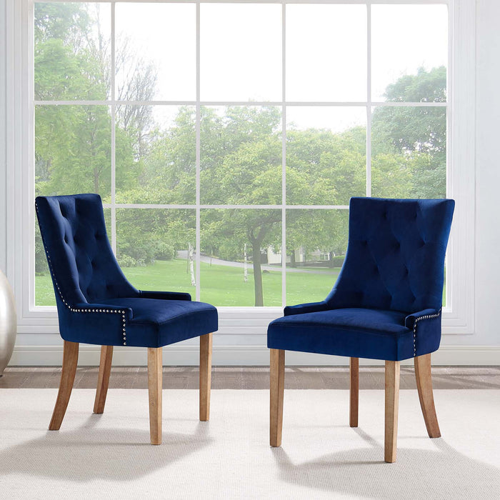 Pose Dining Chair Performance Velvet Set of 2