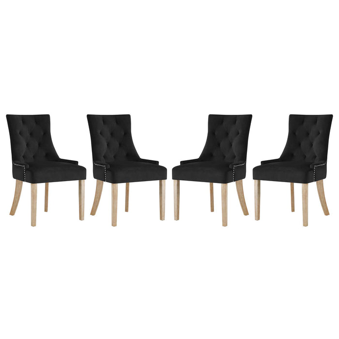 Pose Dining Chair Performance Velvet Set of 4