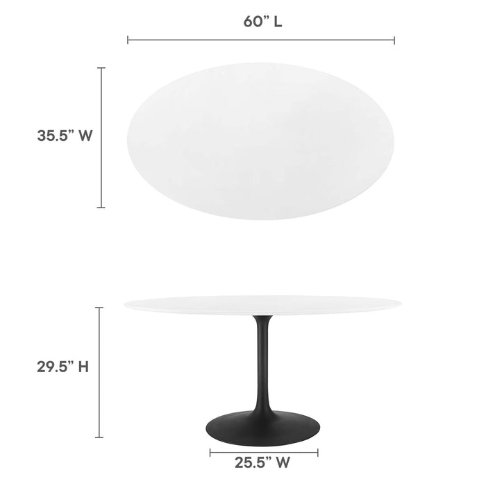 Lippa 60" Oval Dining Table