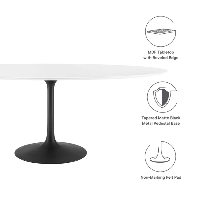 Lippa 78" Oval Dining Table