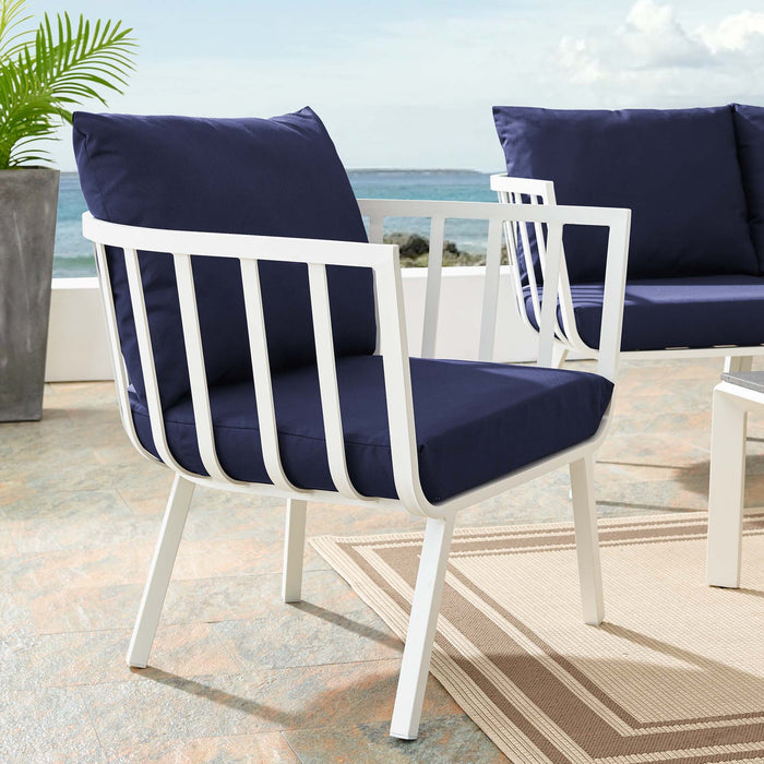 Riverside Outdoor Patio Aluminum Armchair