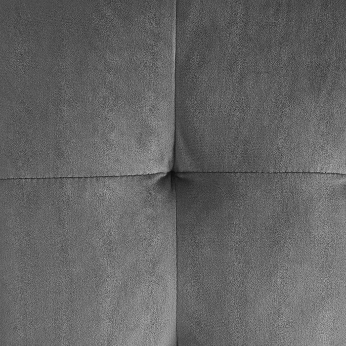 Contour Tufted Cube Performance Velvet Ottoman