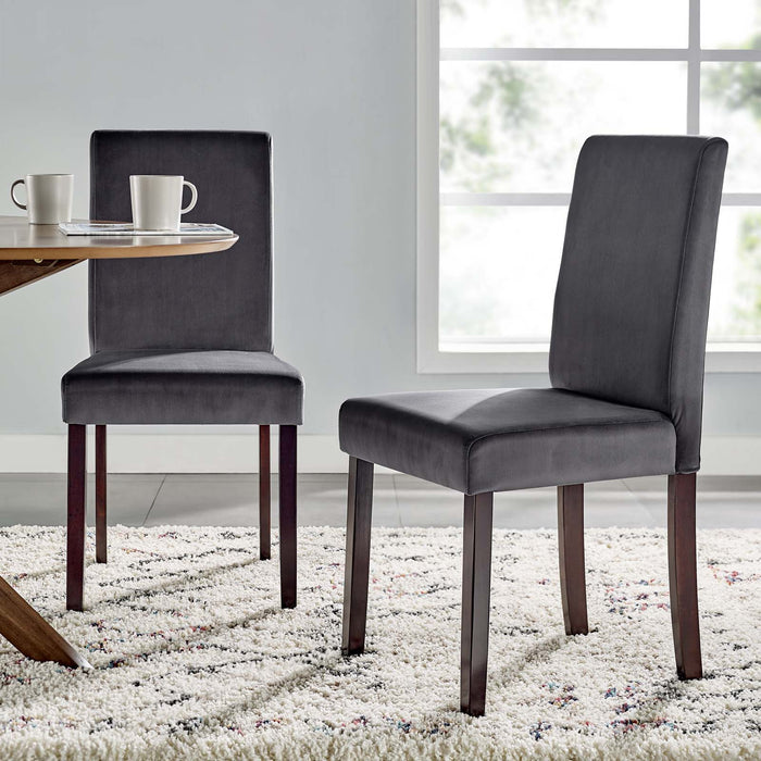 Prosper Upholstered Velvet Dining Side Chair Set of 2