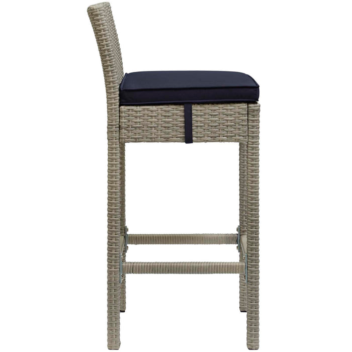 Conduit 5 Piece Outdoor Patio Wicker Rattan Set