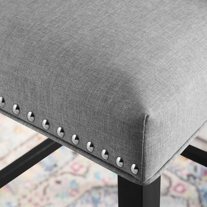 Baron Upholstered Fabric Bar Stool