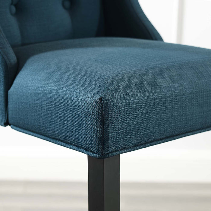 Baronet Tufted Button Upholstered Fabric Bar Stool