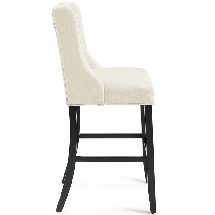 Baronet Tufted Button Upholstered Fabric Bar Stool