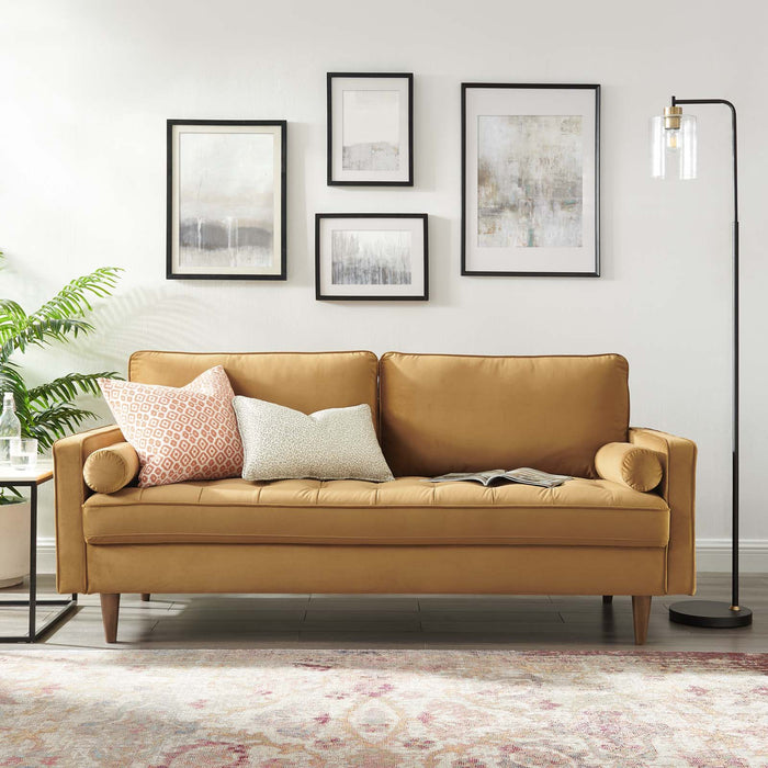 Valour Performance Velvet Sofa