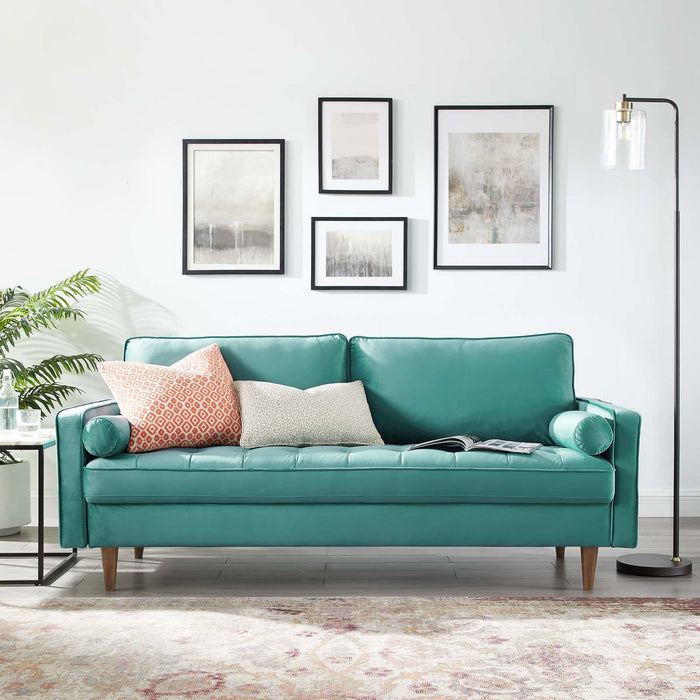 Valour Performance Velvet Sofa