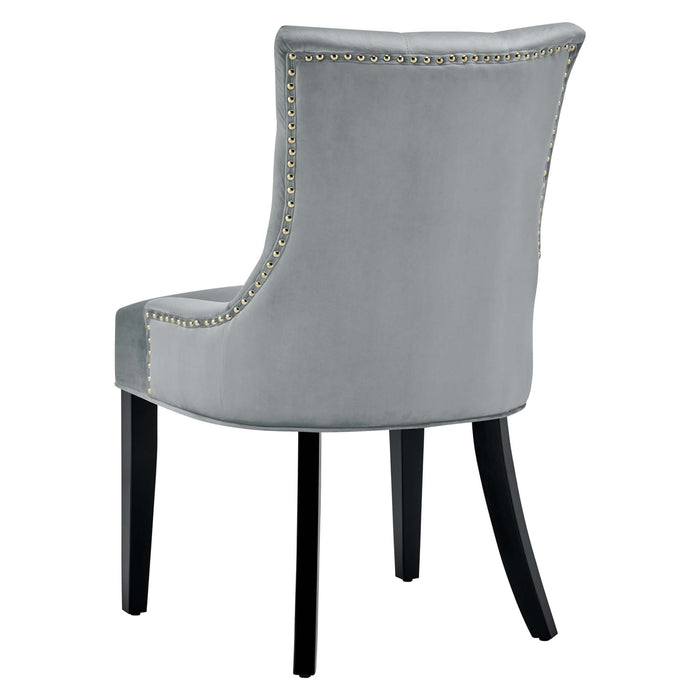 Regent Tufted Performance Velvet Dining Side Chairs - Set of 2