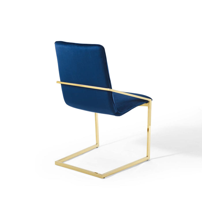 Pitch Performance Velvet Dining Armchair