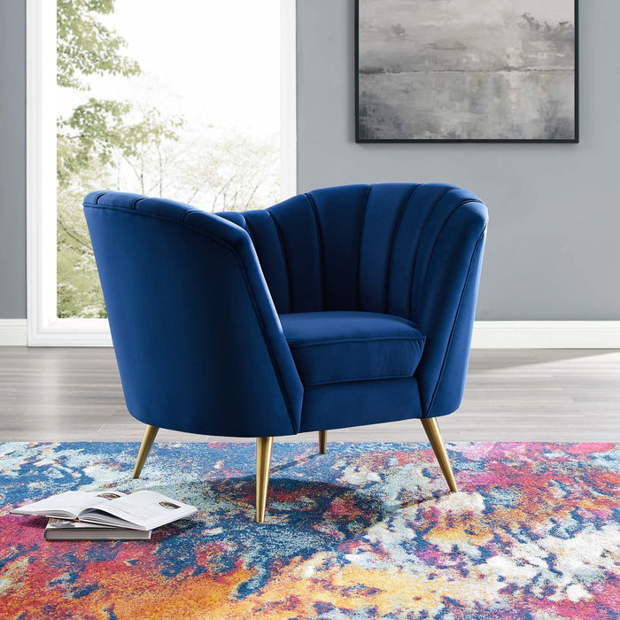 Opportunity Performance Velvet Armchair