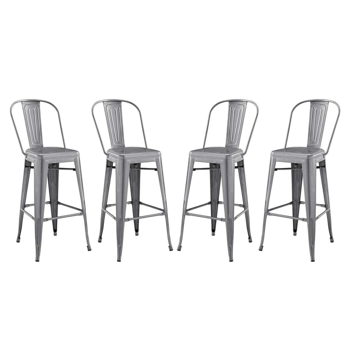 Promenade Bar Side Stool Set of 4