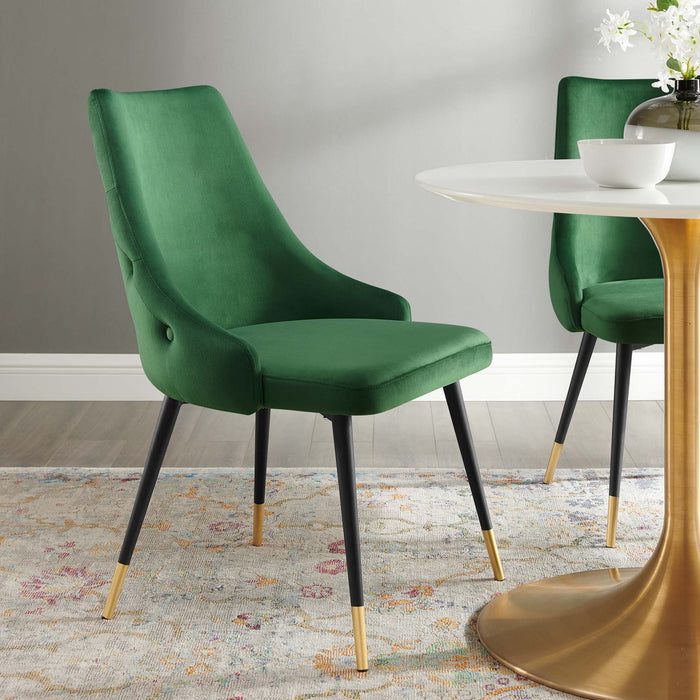 Adorn Tufted Performance Velvet Dining Side Chair