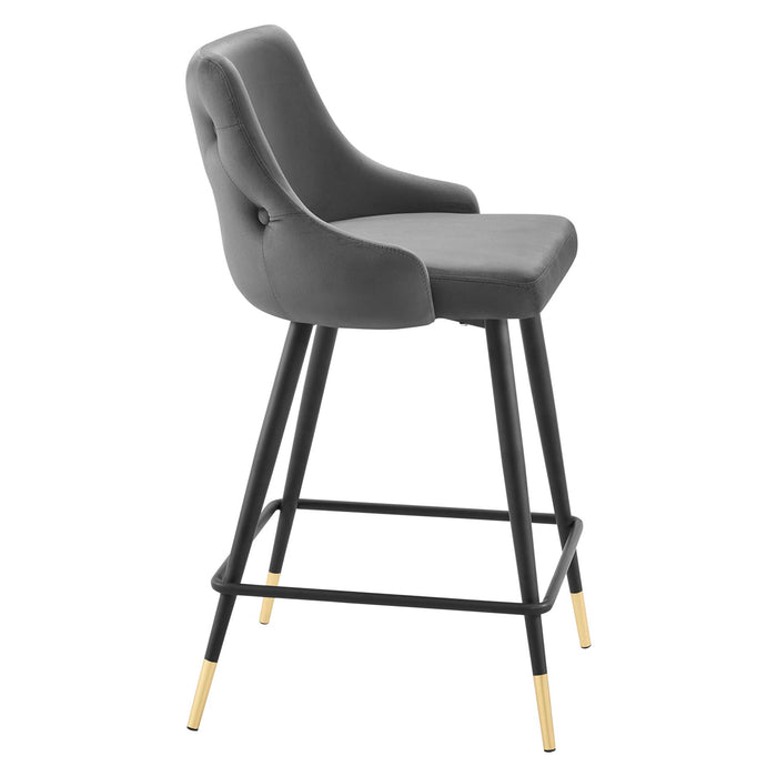 Adorn Performance Velvet Counter Stool