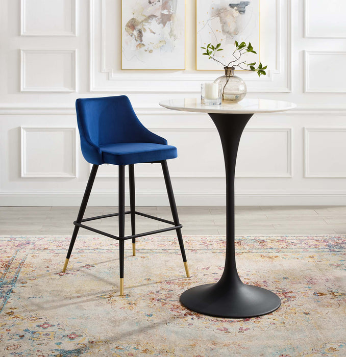 Adorn Performance Velvet Bar Stool