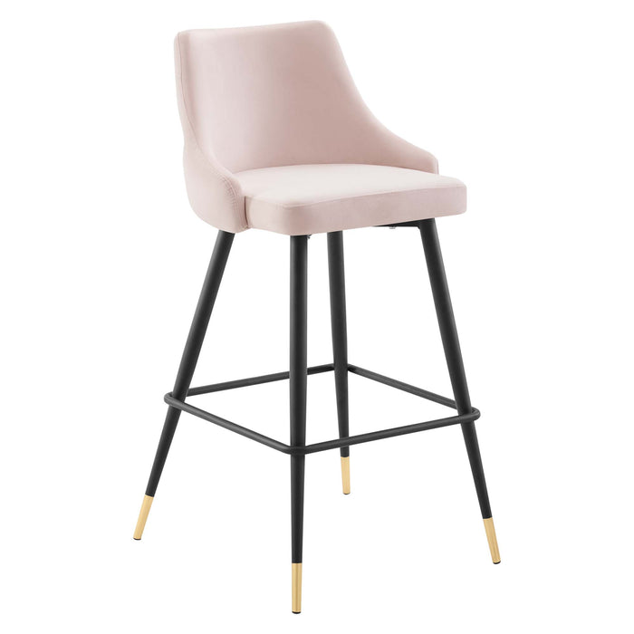 Adorn Performance Velvet Bar Stool