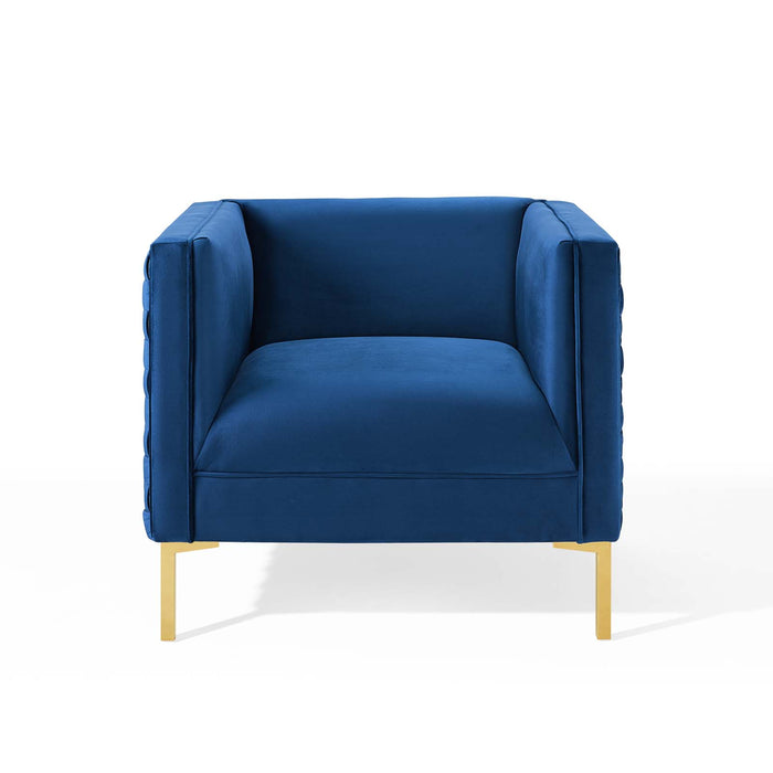 Resonate Performance Velvet Armchair