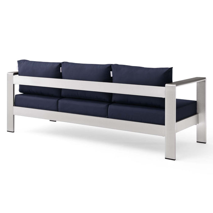 Shore Outdoor Patio Aluminum Sofa