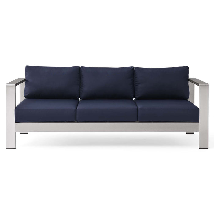 Shore Outdoor Patio Aluminum Sofa