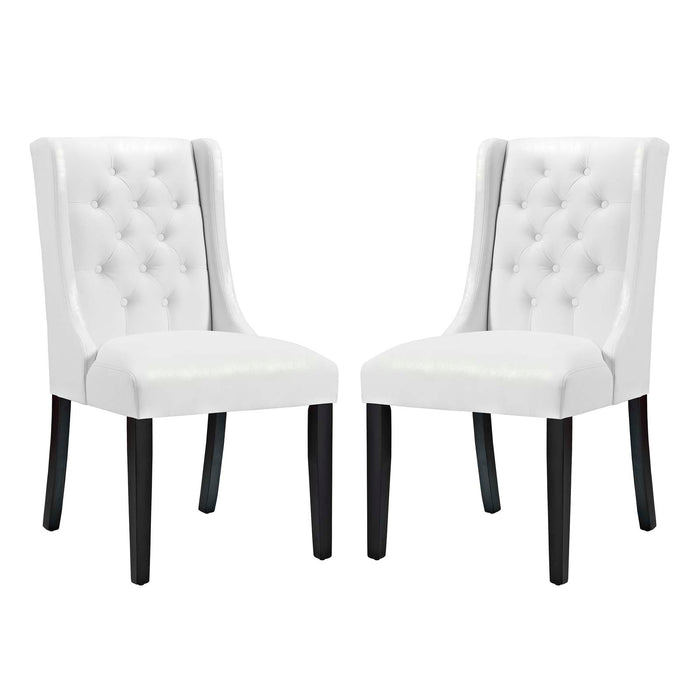 Baronet Dining Chair Vinyl Set of 2