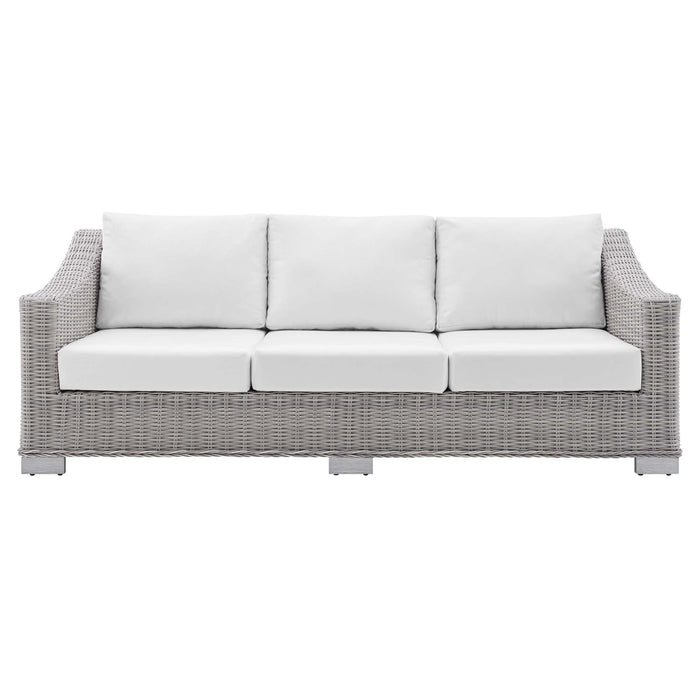 Conway Sunbrella® Outdoor Patio Wicker Rattan Sofa