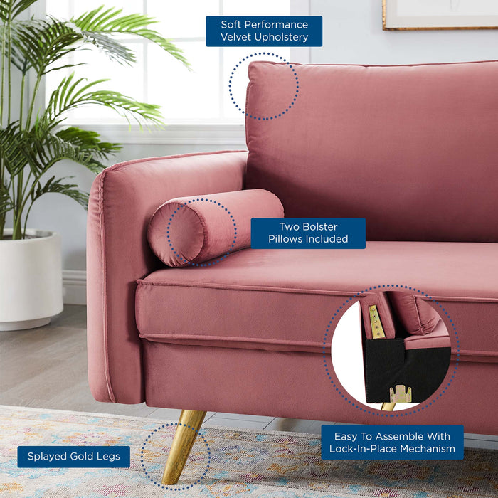 Revive Performance Velvet Sofa