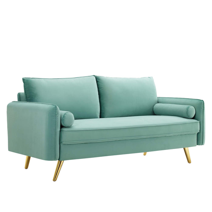 Revive Performance Velvet Sofa