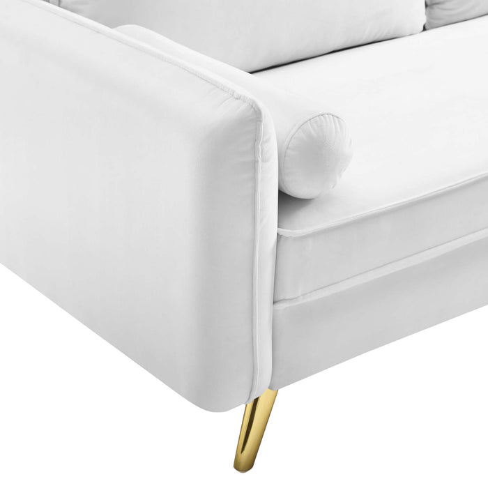 Revive Performance Velvet Loveseat