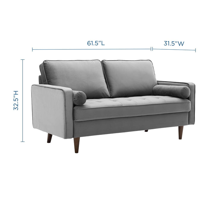 Valour Performance Velvet Loveseat