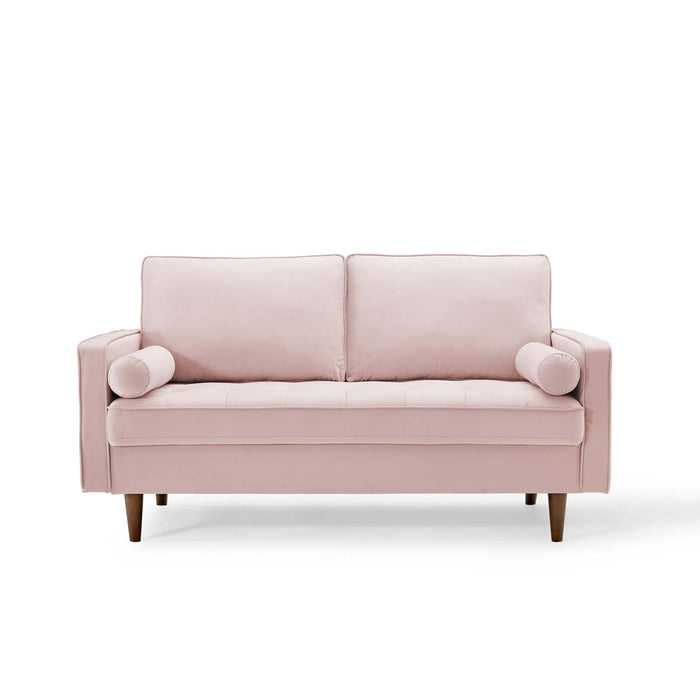 Valour Performance Velvet Loveseat