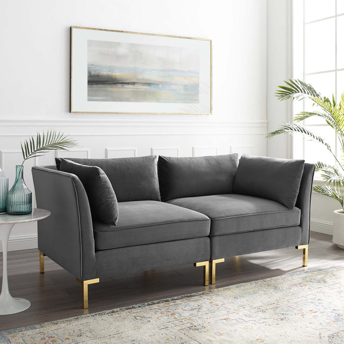 Ardent Performance Velvet Loveseat