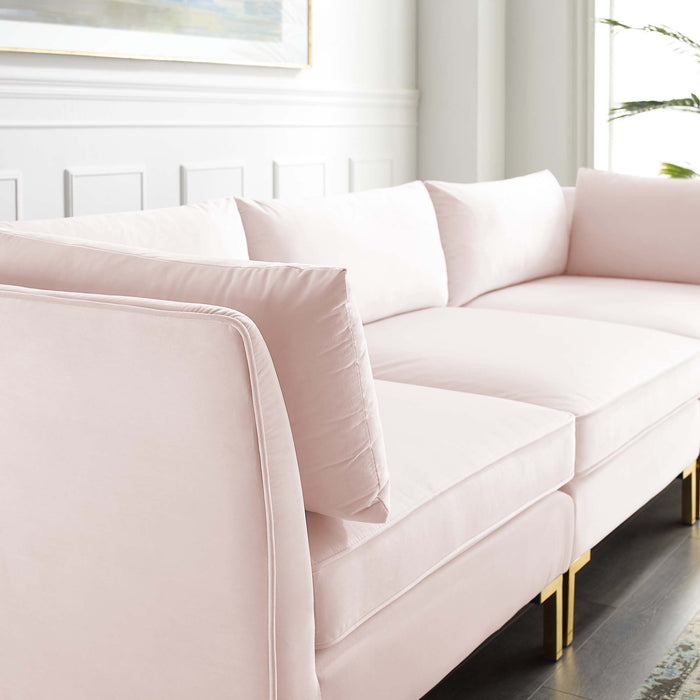 Ardent Performance Velvet Sofa