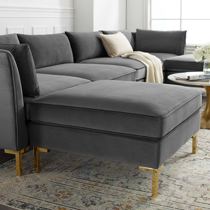 Ardent 6-Piece Performance Velvet Sectional Sofa