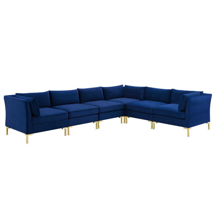 Ardent 6-Piece Performance Velvet Sectional Sofa