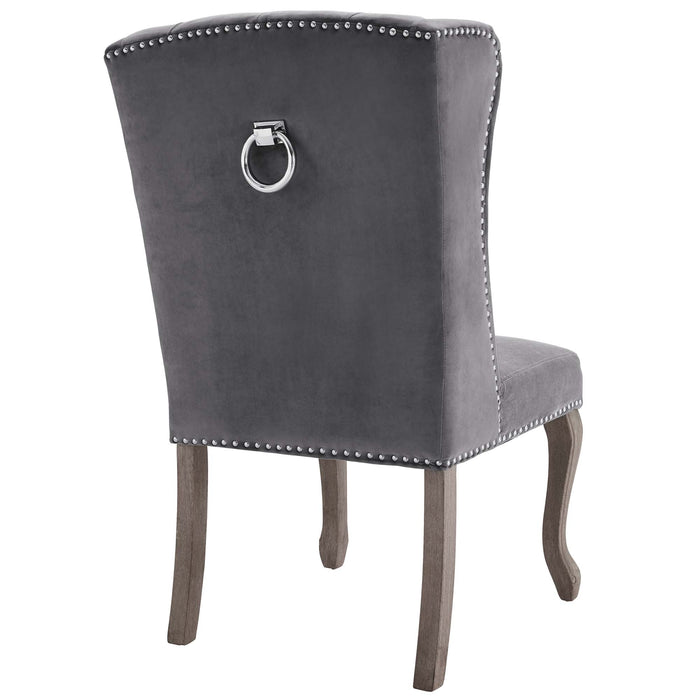 Apprise Side Chair Performance Velvet Set of 2