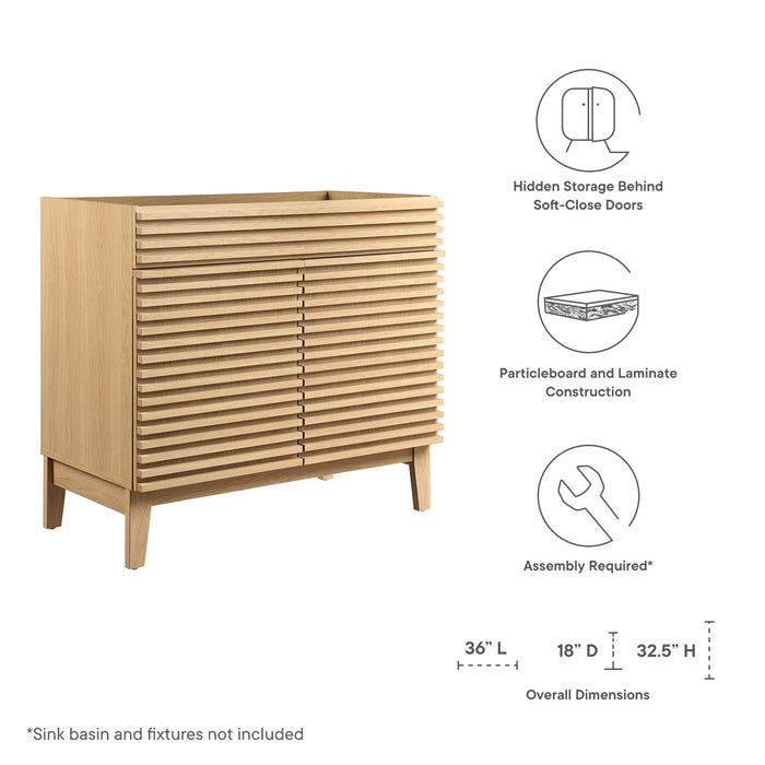 Render 36" Bathroom Vanity Cabinet