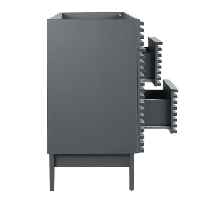 Render 48" Double Sink Compatible (Not Included) Bathroom Vanity Cabinet