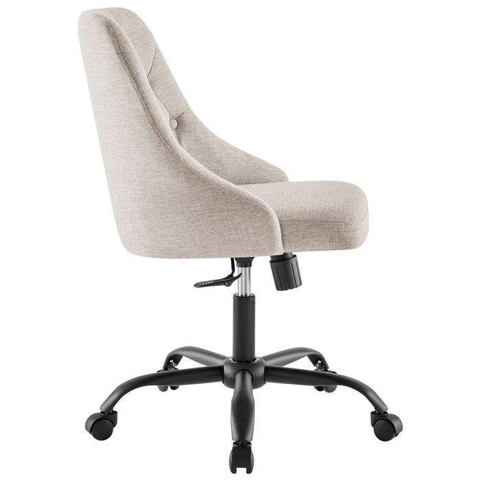 Distinct Tufted Swivel Upholstered Office Chair