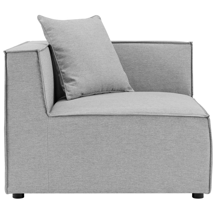 Saybrook Outdoor Patio Upholstered 2-Piece Sectional Sofa Loveseat