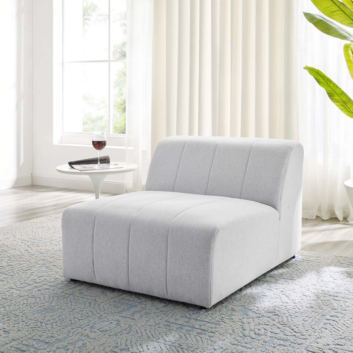 Bartlett Upholstered Fabric Armless Chair