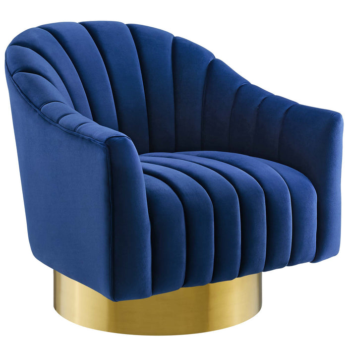 Buoyant Swivel Chair Performance Velvet Set of 2