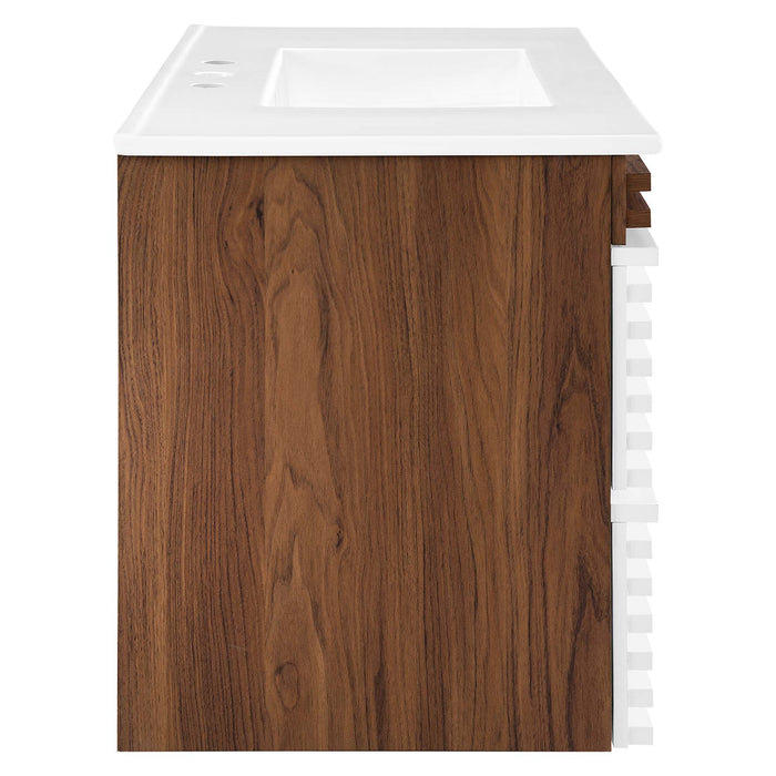 Render 36" Wall-Mount Bathroom Vanity