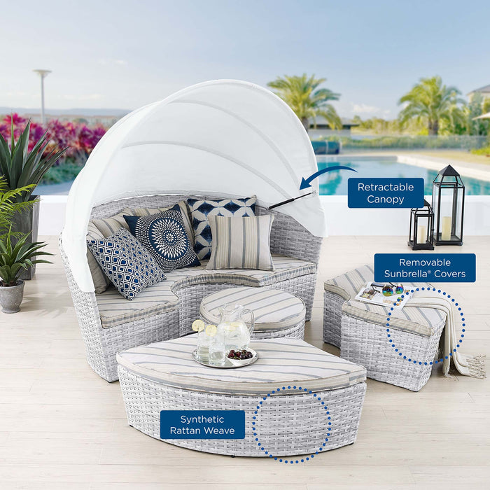 Scottsdale Canopy Sunbrella® Outdoor Patio Daybed