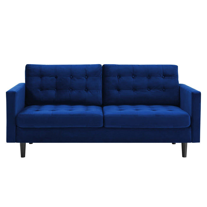 Exalt Tufted Performance Velvet Sofa