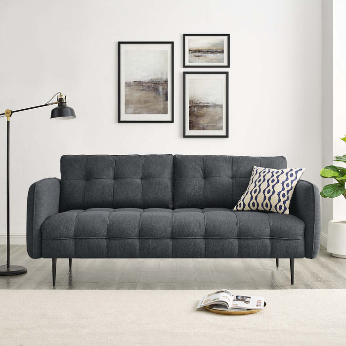 Cameron Tufted Fabric Sofa