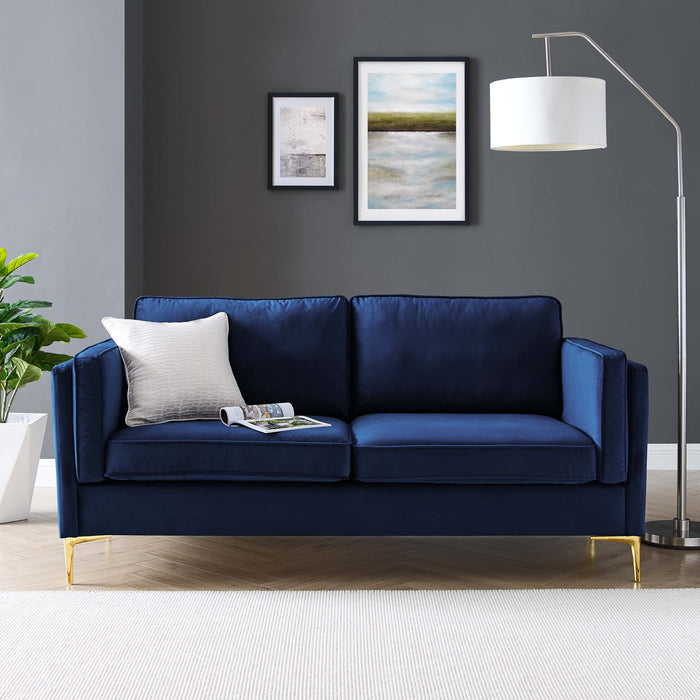 Kaiya Performance Velvet Sofa