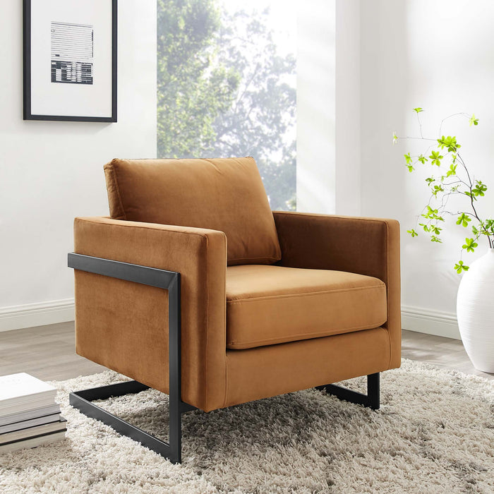 Posse Performance Velvet Accent Chair