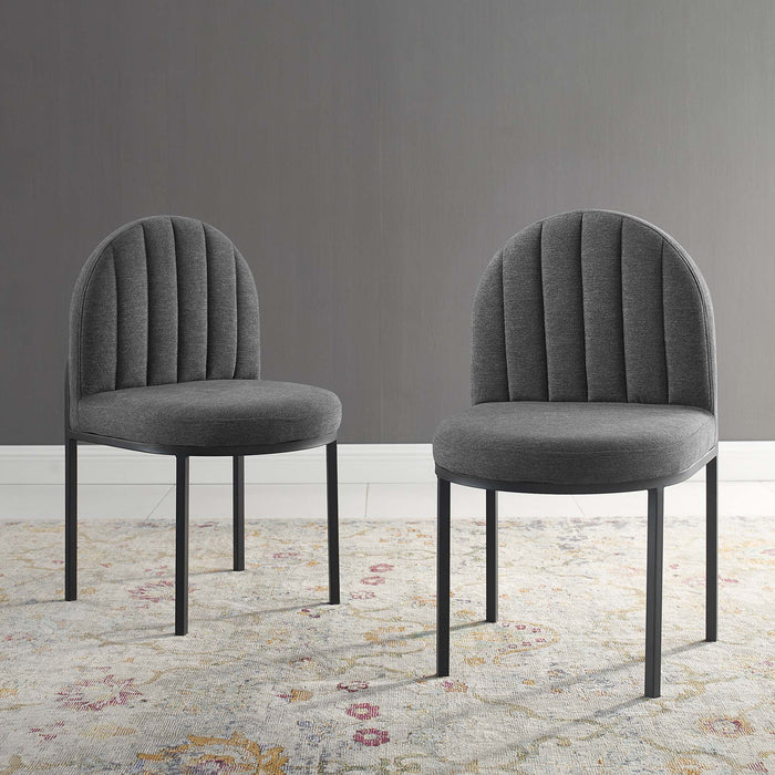 Isla Dining Side Chair Upholstered Fabric Set of 2