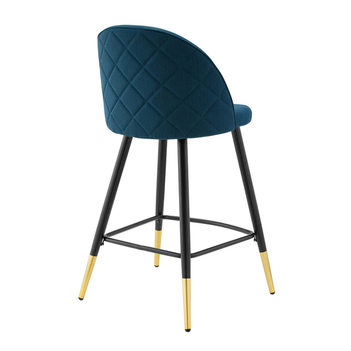 Cordial Fabric Counter Stools - Set of 2